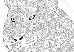 Coloriage Animaux Mandala Tigre Unique Tiger Mandala Coloring Pages at Getdrawings