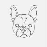 Coloriage Bouledogue Génial French Bulldog E Line Illustration Vector And Raster Image