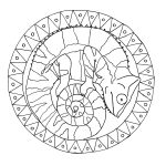 Coloriage Cameleon Mandala Frais Pin On Couture Divers