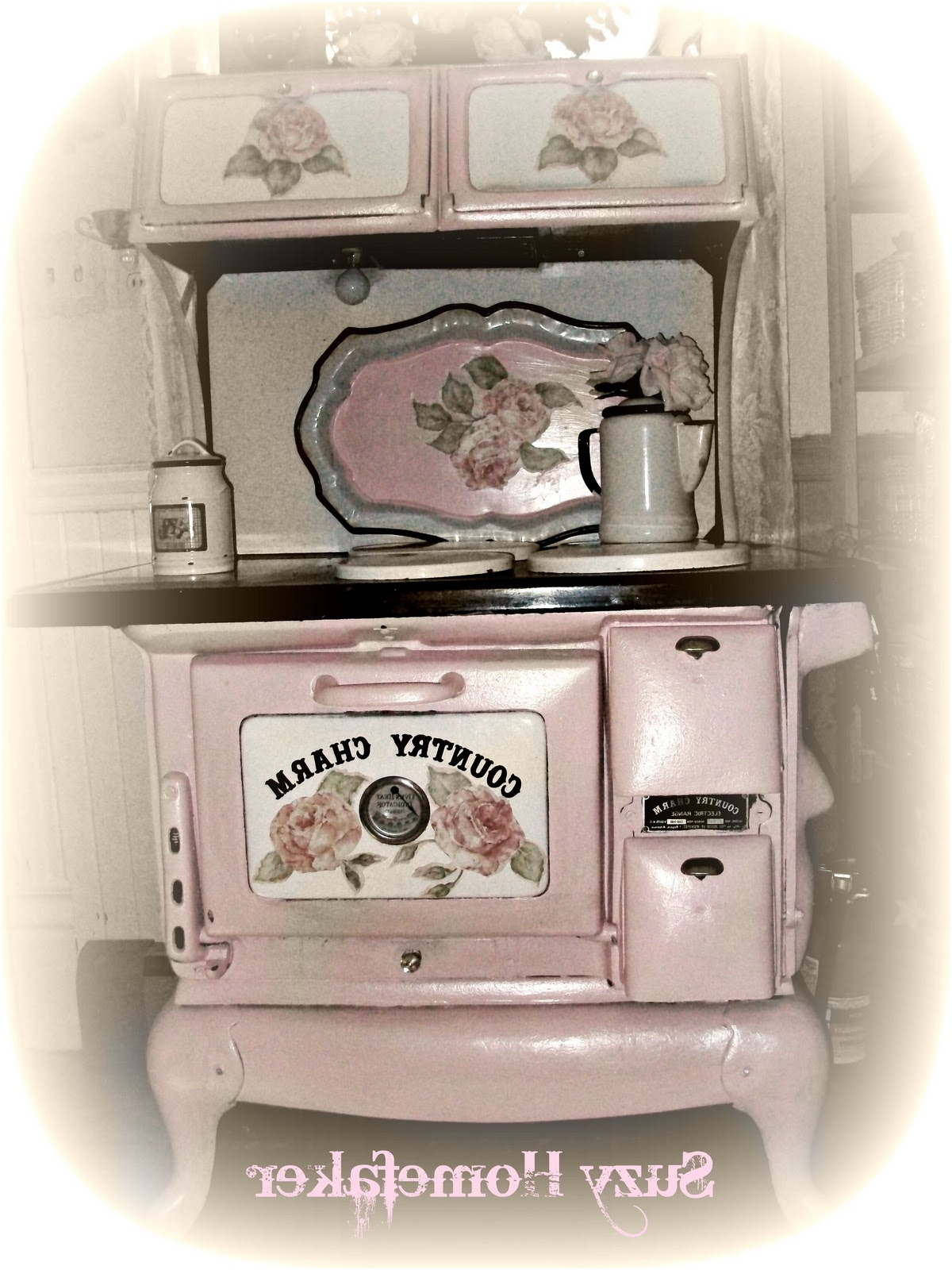 my shabby but oh so chic kitchen