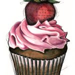 Coloriage Cupcake à Colorier Génial Drawn Cupcake Pink Cupcake Pencil And In Color Drawn Cupcake Pink Cupcake Good