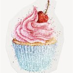 Coloriage Cupcake à Colorier Inspiration Glitter Cupcake Graphic Free S Png Stickers Wallpapers And Backgroun