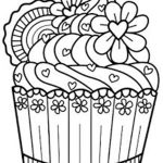 Coloriage Cupcake à Colorier Inspiration Pin On Dessert And Food Coloring Pages