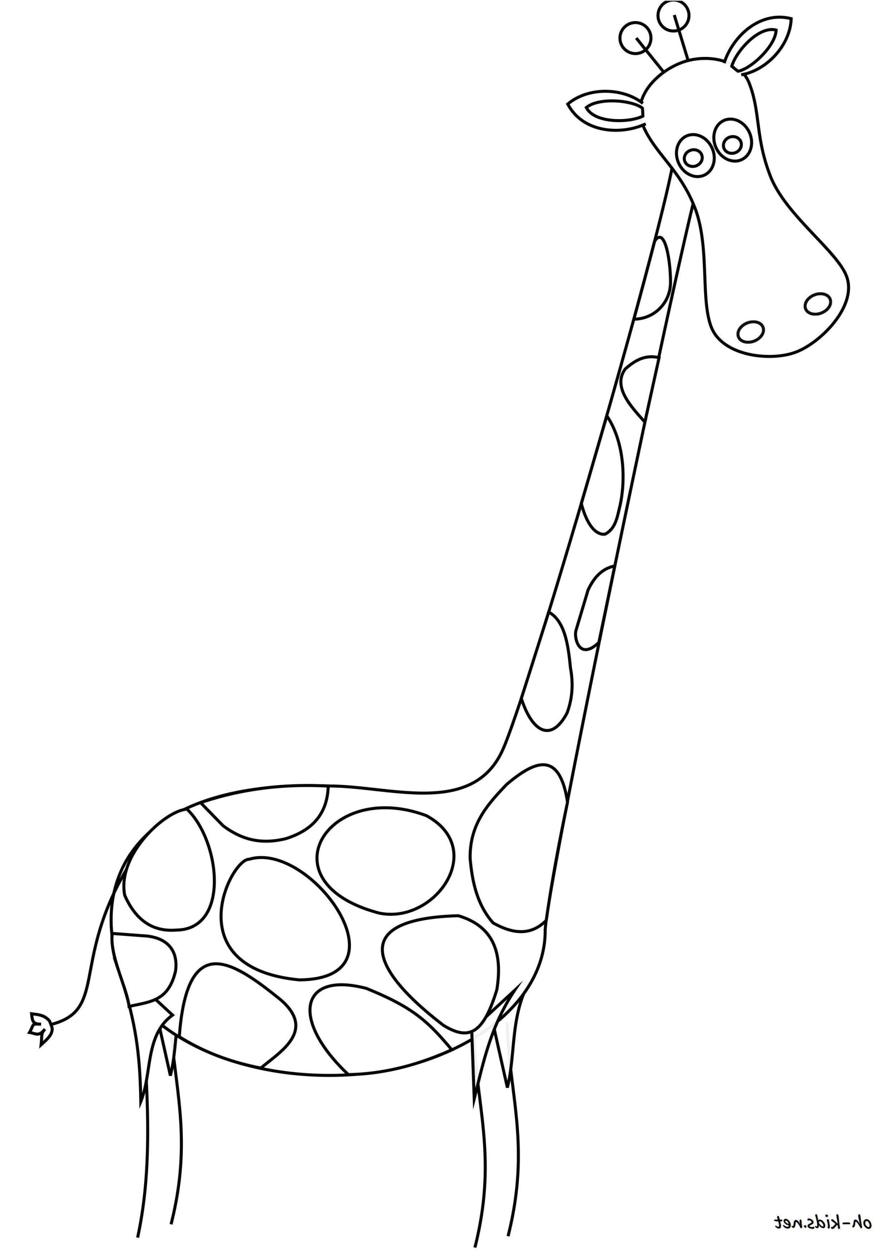 coloriage girafe 1591