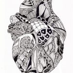 Coloriage De Mandala Coeur Nouveau Zen Heart1 Mandala Design Art Anatomy Art Mandala Art Lesson