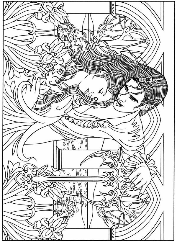 vampire diaries coloring pages vampire