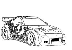 Coloriage Fast and Furious 2 Luxe Coloriage Voiture Fast and Furious Greatestcoloringbook