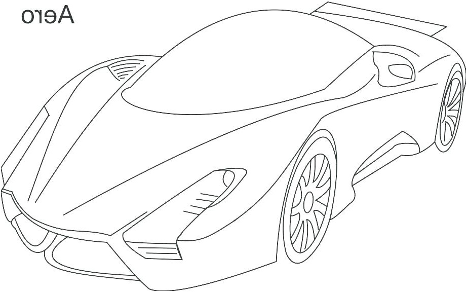 fast and furious cars coloring pages