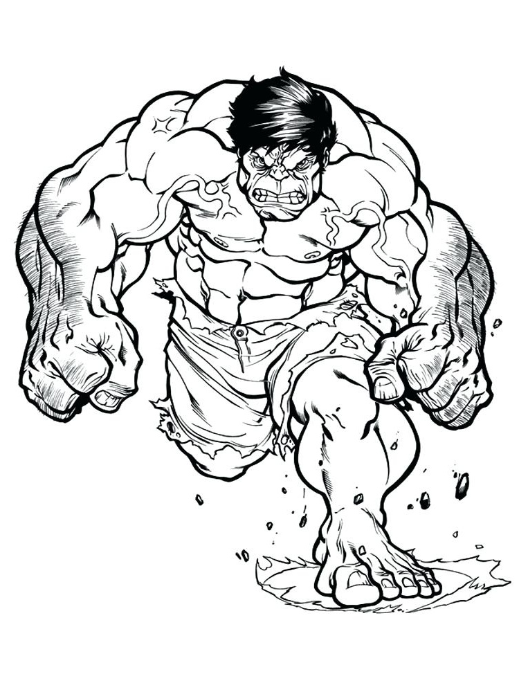 hulk coloring pages