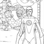 Coloriage 4 Fantastiques Frais The Fantastic Four Are Fighting Coloring Page