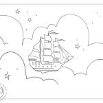 Coloriage Bateau Pirate Peter Pan Frais Single Coloring Page Peter Pan Pirate Ship – Sarah Jane Studios