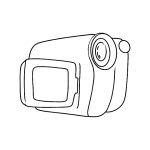 Coloriage Camera Cinema Nice Coloriage De Caméra Vidéo ♥ Pour Les Enfants En Ligne Ou Imprimer