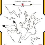 Coloriage Carte Pokemon Pikachu Frais Coloriage Pokémon Pikachu Et Raichu
