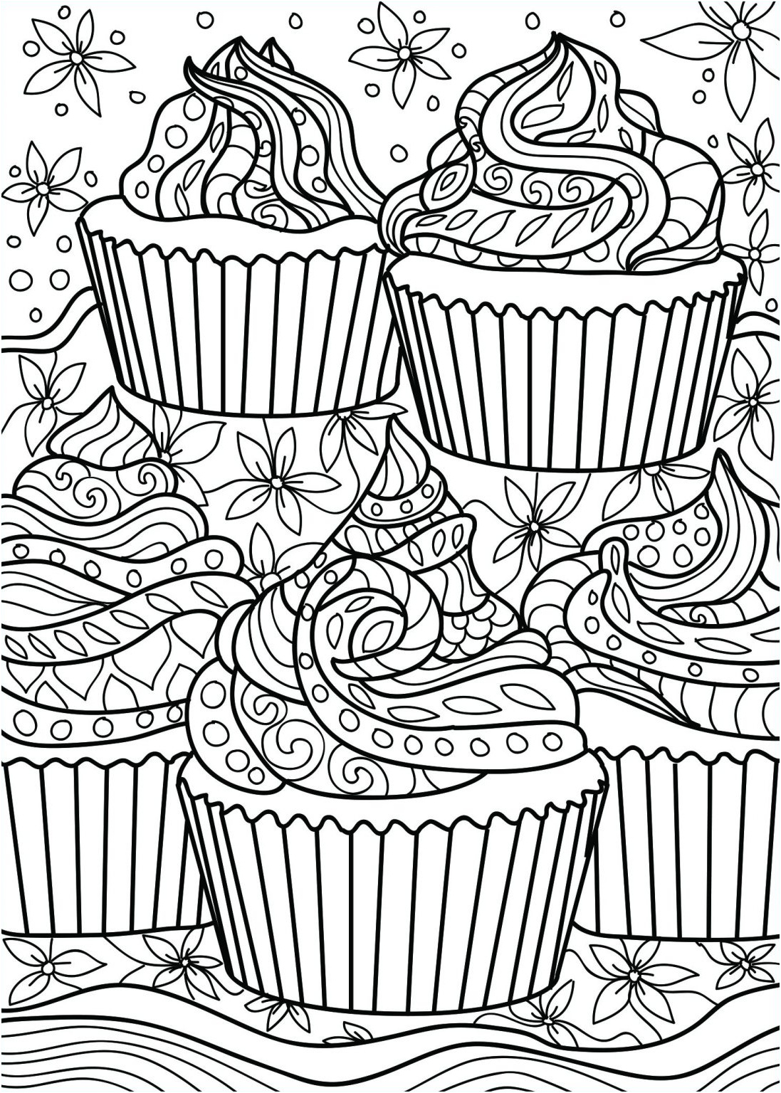 coloriage cupcake impressionnant photos cupcake coloring page coloring home