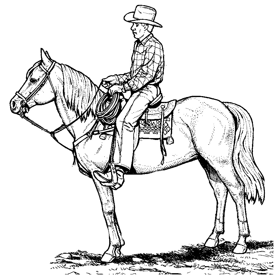 cowboys coloring pages