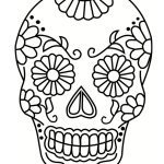 Coloriage De Crane A Imprimer Élégant Coloriage Tête De Mort Mexicaine Dessins à Imprimer Gratuitement