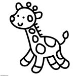 Coloriage De Girafe A Imprimer Gratuit Luxe Coloriage Girafe Maternelle Bebe Facile Dessin Girafe à Imprimer