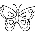 Coloriage De Papillon Facile Nouveau Dessin Simple Papillon