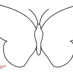 Coloriage De Papillon Facile Unique Art Graphique Tracer Des Silhouettes De Personnages Et D Animaux En