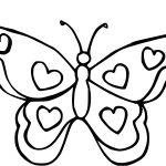 Coloriage De Papillon Gratuit Nice Coloriage Papillon Coeur à Imprimer