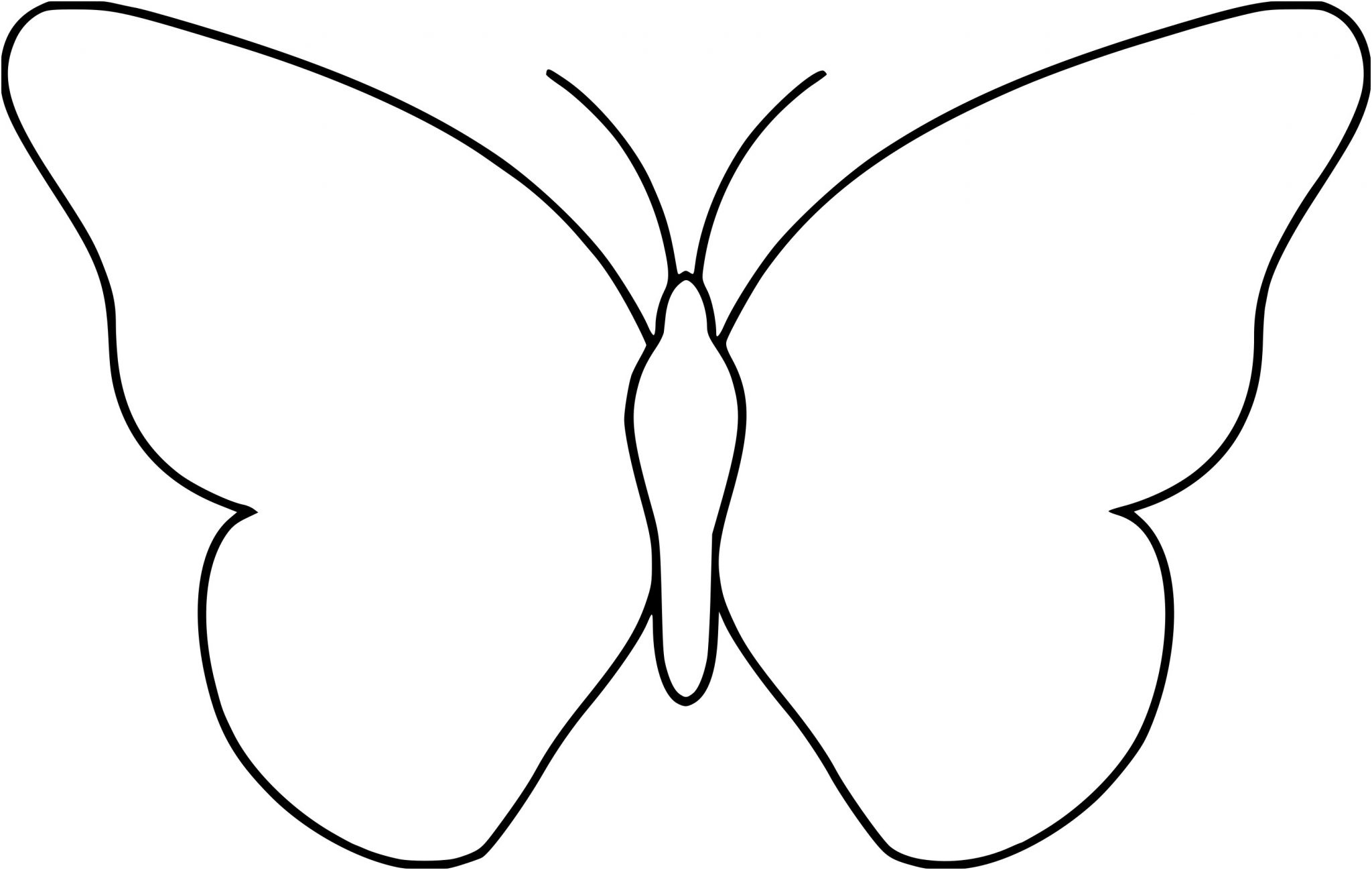 coloriage papillon simple a imprimer sur coloriages tout dessin a imprimer papillon gratuit