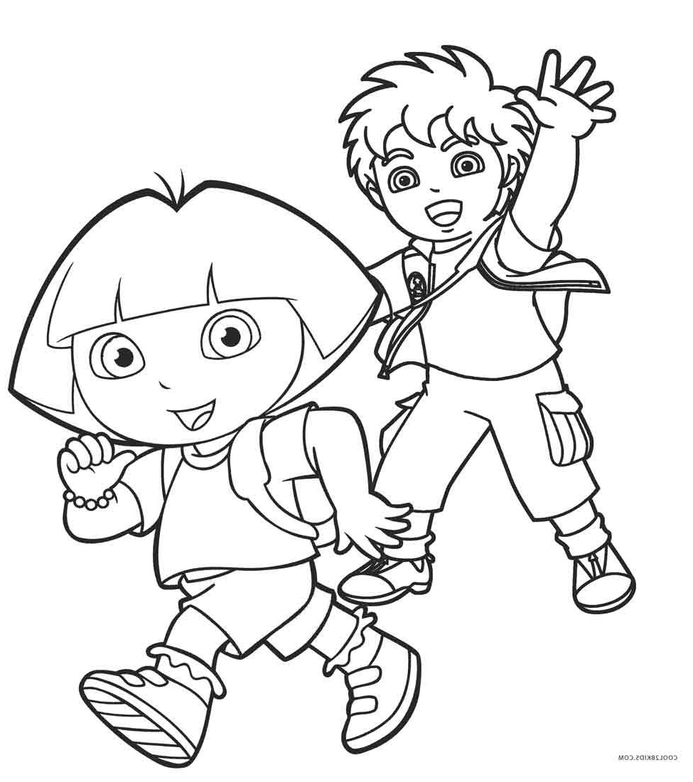 Coloriage Diego Et Dora Nouveau Dora and Diego Coloring Pages Printable Coloring Pages Allow Kids to