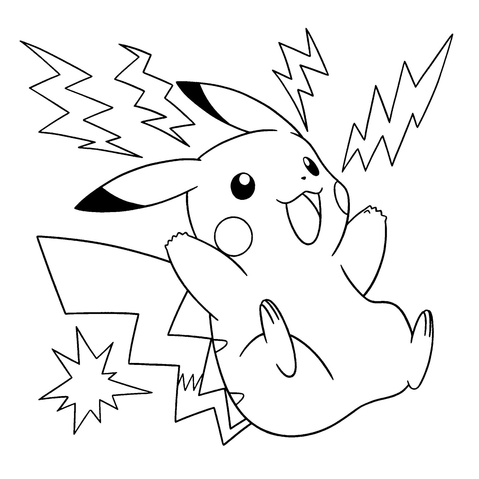 Coloriage En Ligne Pokemon Pikachu Nice Coloriage Pikachu Gratuit à Imprimer