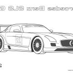 Coloriage Formule 1 Gratuit Imprimer Élégant Coloriage Formule 1 Mercedes Benz Sls Gt3 Voiture De Course Dessin