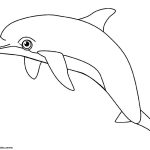 Coloriage Animaux Marins Gratuit Luxe Dolphin Aquatic Animal Coloring Page Printable