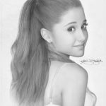 Coloriage Ariana Grande à Imprimer Nice Ariana Grande Sketch