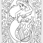 Coloriage Ariel Frais Coloriage Ariel Petite Sirene Disney Mandala Dessin Ariel La Petite