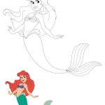 Coloriage Ariel Unique Coloriage Mermaid Ariel Dessin Princesse à Imprimer