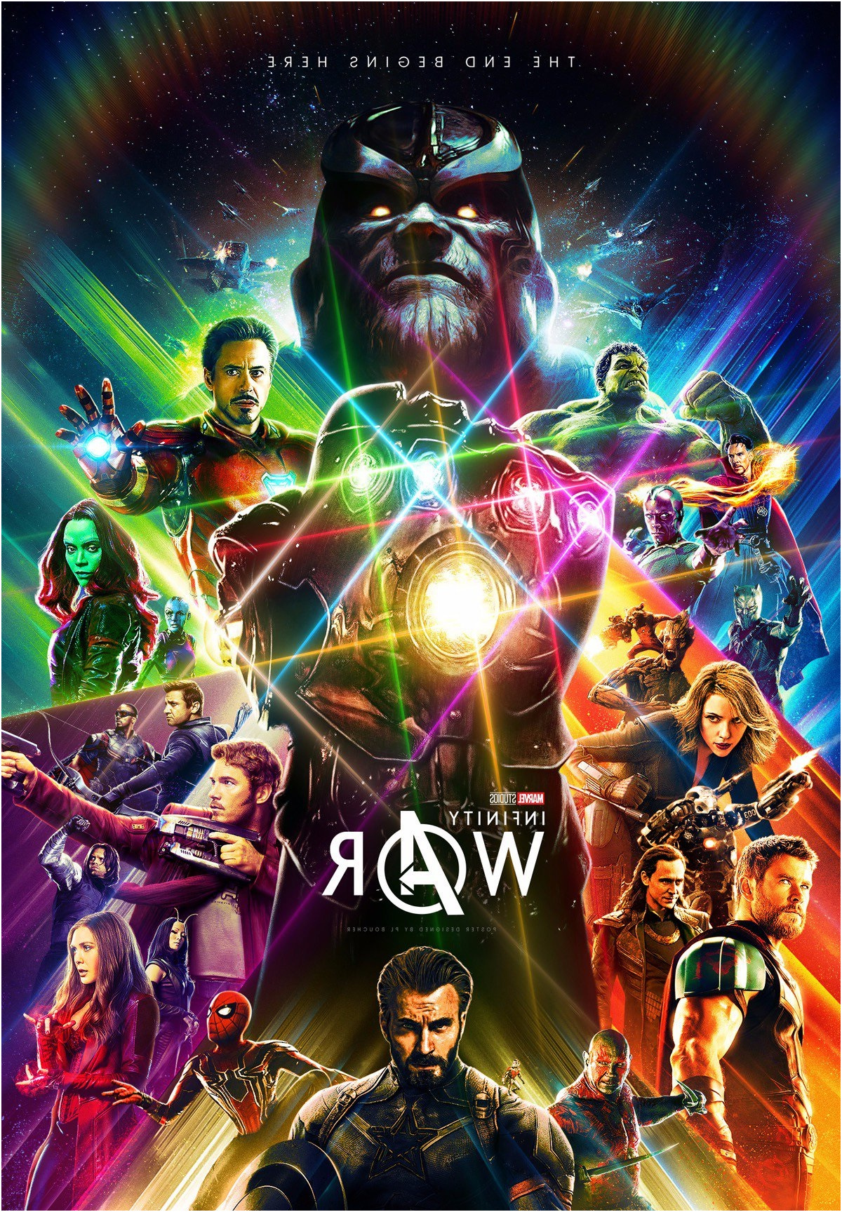 avengers infinity war fan made poster