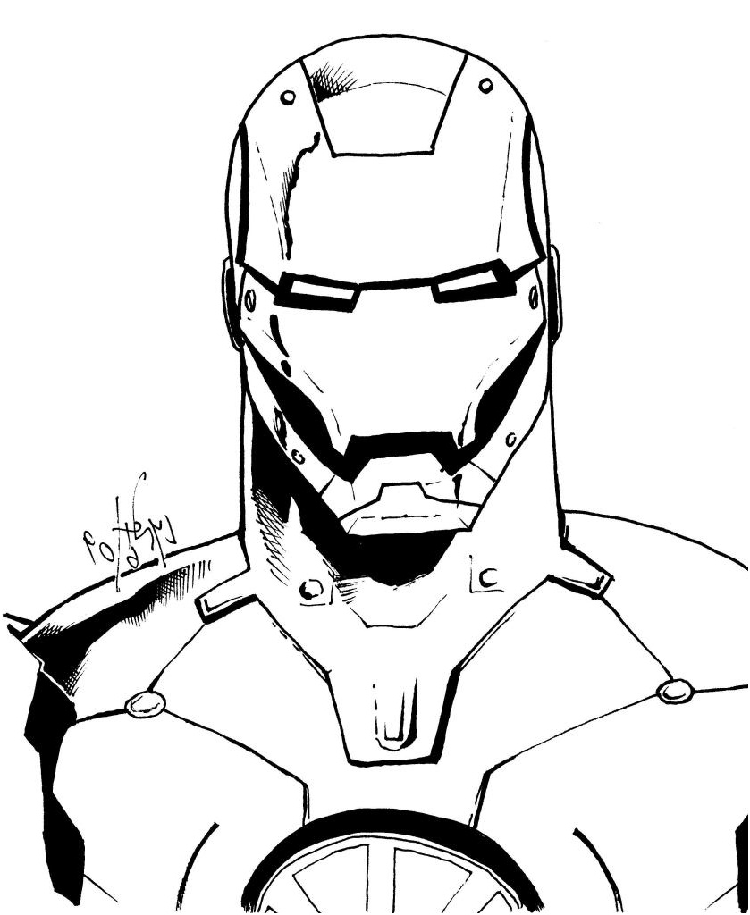 iron man avengers best coloring pages