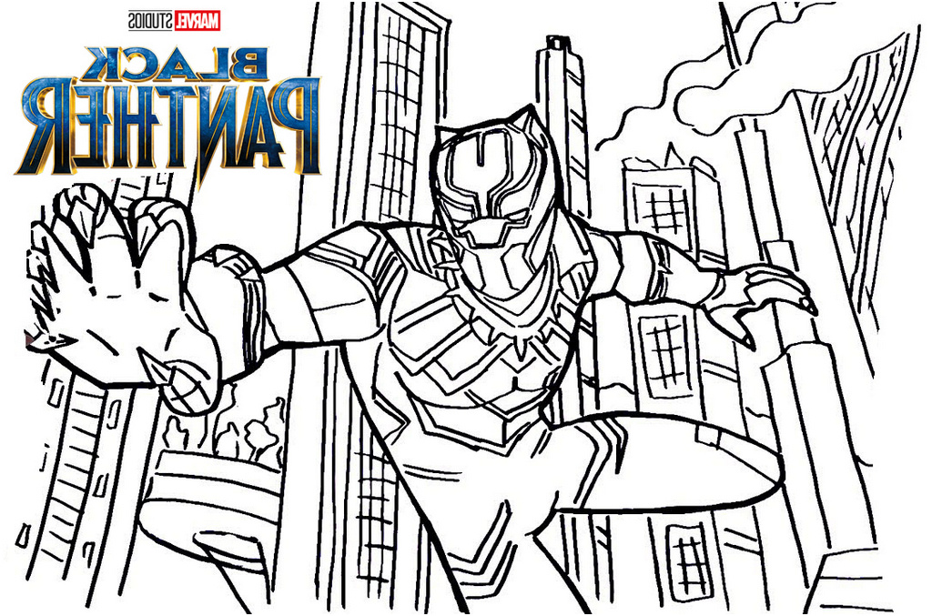 top 7 black panther coloring page for adults and kids