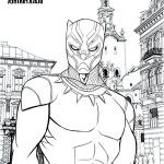 Coloriage Black Panther Unique Black Panther Marvel Ics Character Printable Coloring Pages On Tsgos