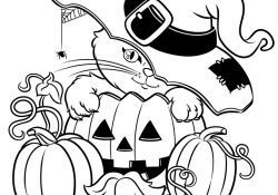 Coloriage Chat Halloween Inspiration Cat Halloween Coloring Page Free Printable Coloring Pages for Kids