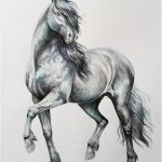 Coloriage Chevaux à Imprimer Gratuit Frais Lauantaimaalari Brought This Stunning Friesian Horse To Life Using Mont Marte Wa