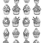 Coloriage Cupcake Facile Nice Pin On For Anyone Who Likes To Color