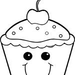 Coloriage Cupcake Kawaii Luxe Kawaii Cute Cupcake Pages Coloring Pages