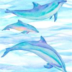 Coloriage De Bébé Dauphin A Imprimer Élégant Dolphin Watercolor By Tina Cashwalsh Dolphin Art Dolphin Painting Dolphin Wal