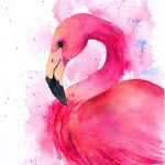 Coloriage De Bébé Flamant Rose Génial Flamingo Painting Watercolor Art Flamingo Art