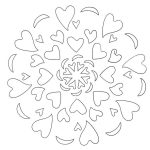 Coloriage De Mandala En Forme De Coeur A Imprimer Frais Coloriage Mandalas Mandalas Cœur 6