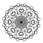 Coloriage De Mandala En Forme De Coeur A Imprimer Meilleur De Mandala Coeur à Colorier Moyen Momes