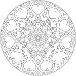 Coloriage De Mandala En Forme De Coeur A Imprimer Nice Dessin À Imprimer Mandala Coeur 10 Coloriages De Coeurs Pour La Saint