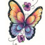 Coloriage De Papillon Sur Une Fleur à Imprimer Meilleur De Pin De Shayla Mink En Tattoos Cuadros Mariposas