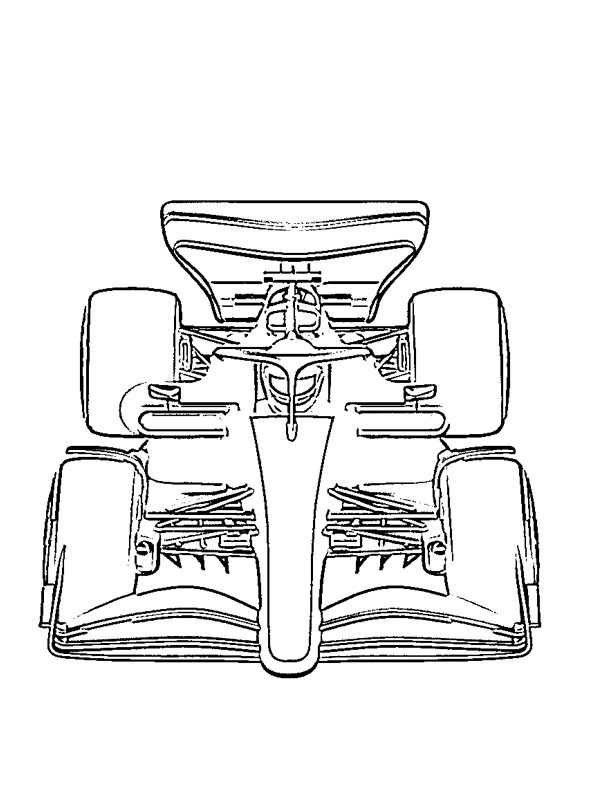 f1 coloring pages