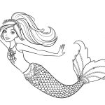 Barbie Sirene Coloriage Unique Beautiful Mermaid Barbie Coloring Pages Youloveit