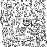 Carnet De Coloriage Keith Haring Inspiration Keith Haring Coloring And Other Pinterest With The Most Elegant