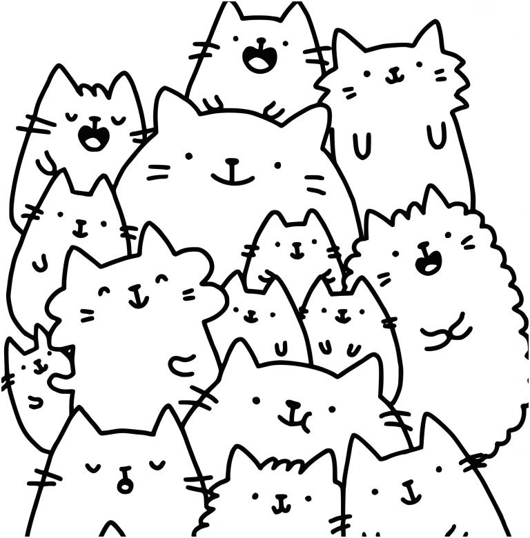 dessin chat kawaii cool galerie coloriage kawaii nourriture 15 dessins imprimer avec